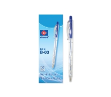 Bút bi 0.5mm xanh đỏ đen Bến Nghé B-03