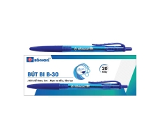 Bút bi 0.8mm xanh đỏ đen Bến Nghé BT-30