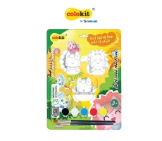 Bộ tô tượng thạch cao Bé mèo Colokit KIT-C029